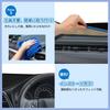 FUELHOOD Dashboard Mat for Toyota Tank and Roomy (M900A/M910A, 2016-Present) - Suede, Black/Blue