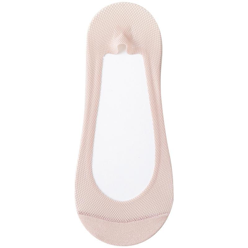 7 Pairs of Boat Socks with Summer Mesh Breathable Sweat Absorption Spring and Autumn Ice Silk Shallow Mouth Invisible Socks