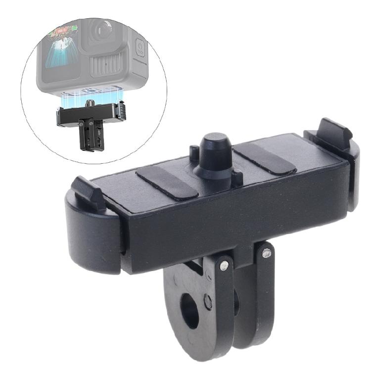 Magnetic Quick Release Platform For 13 Action Camera Offers Double Claw Attachment and 1/4Inch Screw Support