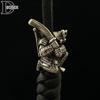 Japanese Broadsword Samurai EDC Brass Knife Beads Lanyard Pendants Outdoor Tool DIY Para-cord Woven Bracelets Charms Accessories
