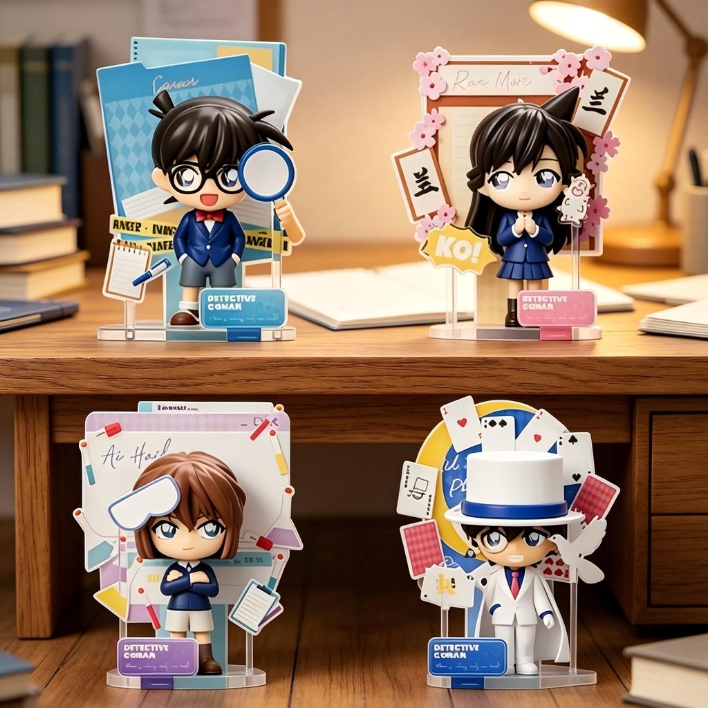 Genuine Detective Conan Kaito Kid Ran Mouriblind Box Anime Action Figures Multi-Functional Model Pvc Ornament Toy Boy Girl Gift