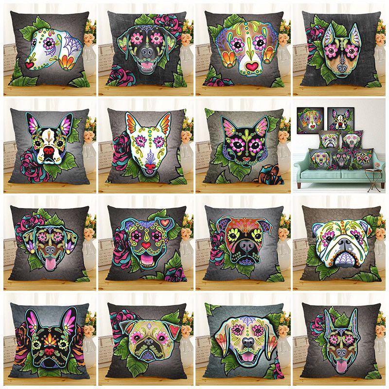 Versatile Cute And Humorous Dog Pillow Cover For Car Sofa And Home Office