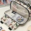 Visually Attractive Cartoon Dog Themed Pencil Case Flip Stationery Bag Ideal for Students Cute Pencil Case