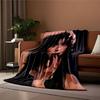 Gothic Style Dark Beauty Blanket for All Seasons Blanket Lunch Break Throw Gift