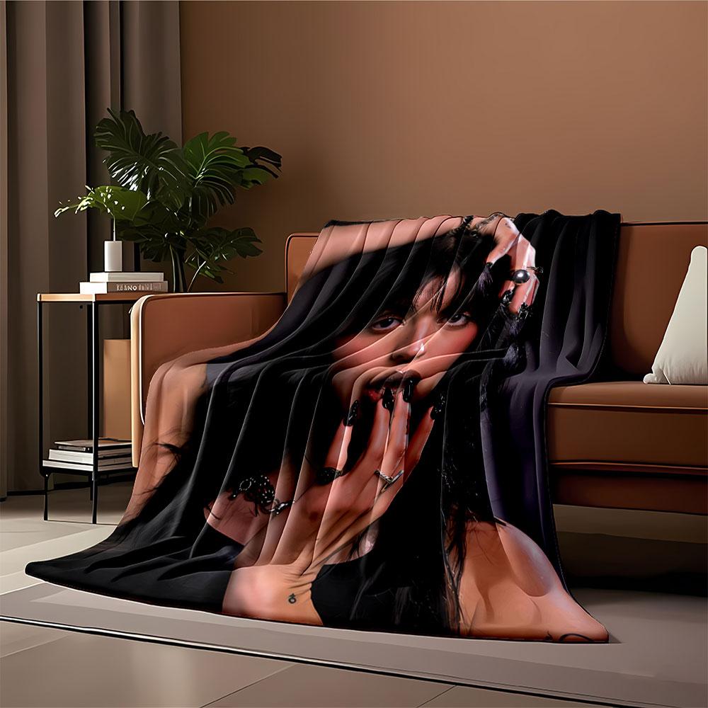 Gothic Style Dark Beauty Blanket for All Seasons Blanket Lunch Break Throw Gift