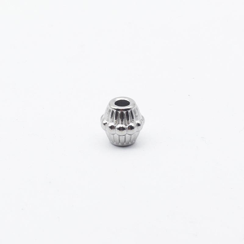 Stainless Steel Lantern Spacer Beads for DIY Bracelets and Jewelry Making