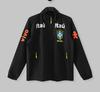 Brésil Allemagne veste fine coupe-vent imperméable à capuche maillot de football Inter Milan Chelsea