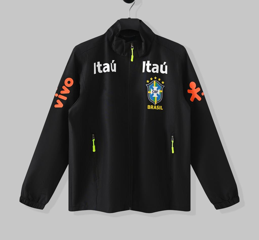 Brésil Allemagne veste fine coupe-vent imperméable à capuche maillot de football Inter Milan Chelsea