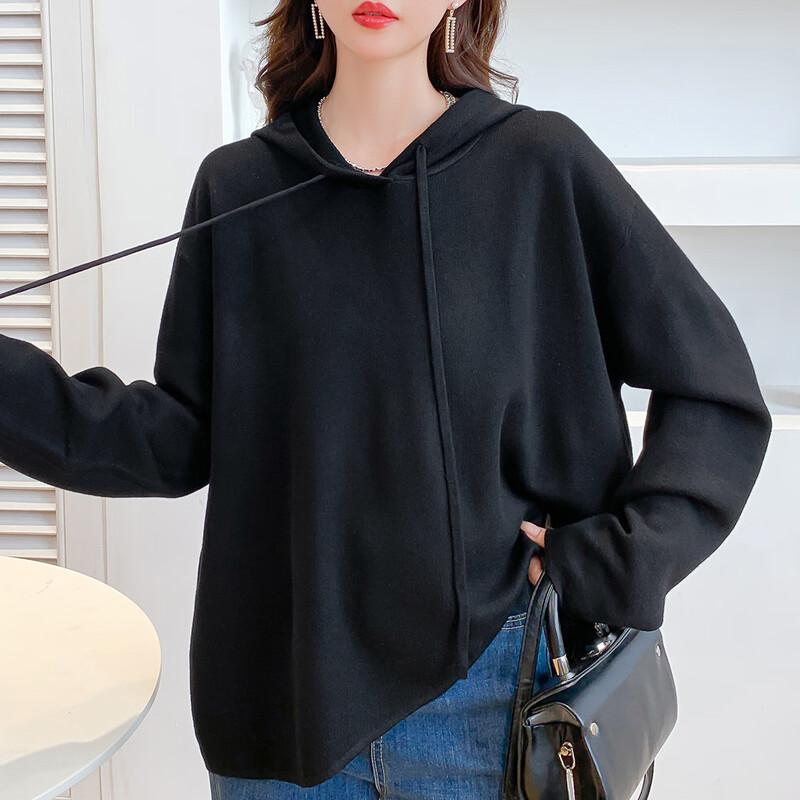 Felpa con cappuccio da donna MOKANA, elegante, a maniche lunghe, MKNJD3481