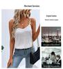 European and American Sequin Suspender Vest - Women's Sexy Base Layer for Banquet and Annual Events