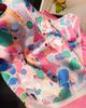 Luxury Fashion Print 70*70Cm Square Scarf Women Soft Satin Hairband Neckerchief Tie Female Headband Foulard Bag Ribbon