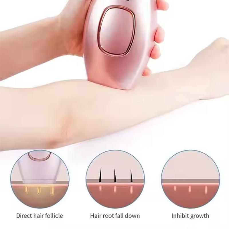 Painless IPL Laser Hair Removal Device - Handheld Body Hair Removal Machine - Home-use Women's Personal Care Tool