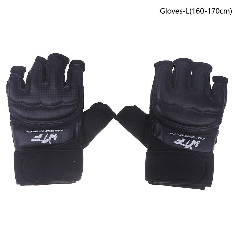 1 pár karate rukavic bojová taekwondo kožené rukavice na nohy vybavení chránič prstů box ochrana rukou a nohou chrániče