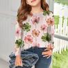 Girls Long Sleeve T Shirts Kids Fall Tops Crewneck Printed Basic Tees Saint Patrick's Day