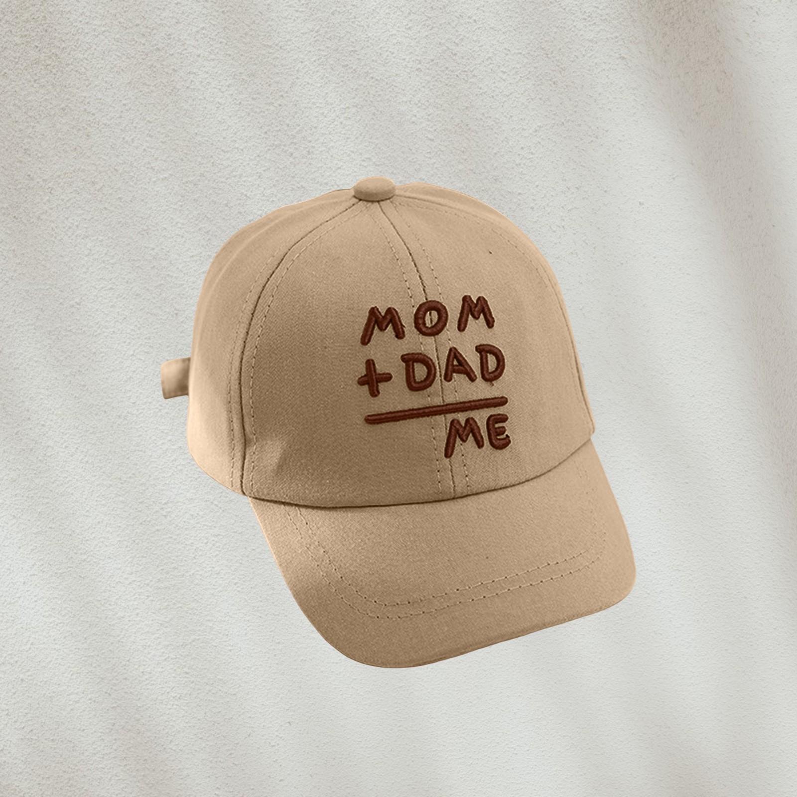 

Infant and Toddler Letter Embroidery Baby Baseball Cap Outdoor Travel Sun Hat One Size хаки