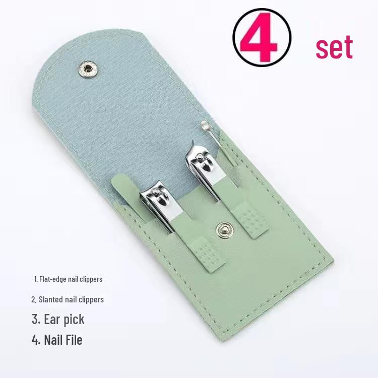 

Матча Зеленый Тройной Маникюрный Набор Кусачки для Ногтей