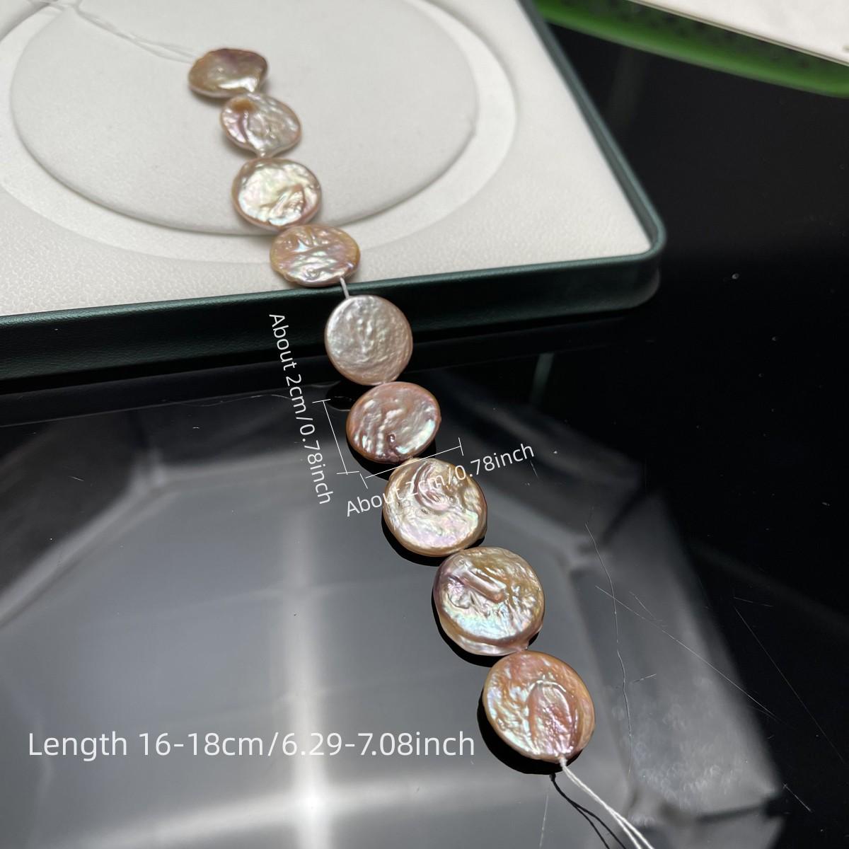 

1 нить, модные барочные круглые искусственные жемчужные бусины для изготовления ювелирных изделий своими руками, ожерелий, браслетов, ножных браслетов, декоративных аксессуаров, подарков, 18 см 1String/18cm