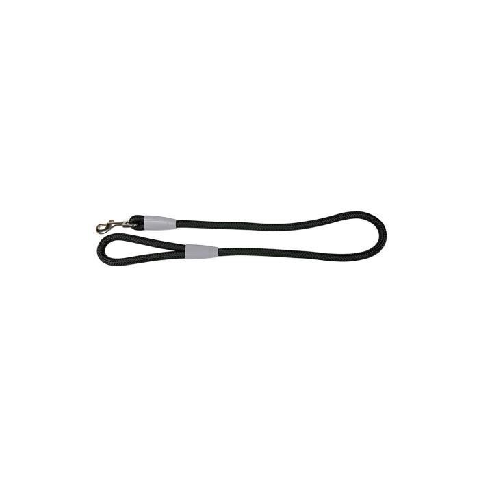 Laisse Dynamique Noire 12mm-100cm - GENERIQUE - Pour Chien - Extérieur - Nylon - Corde