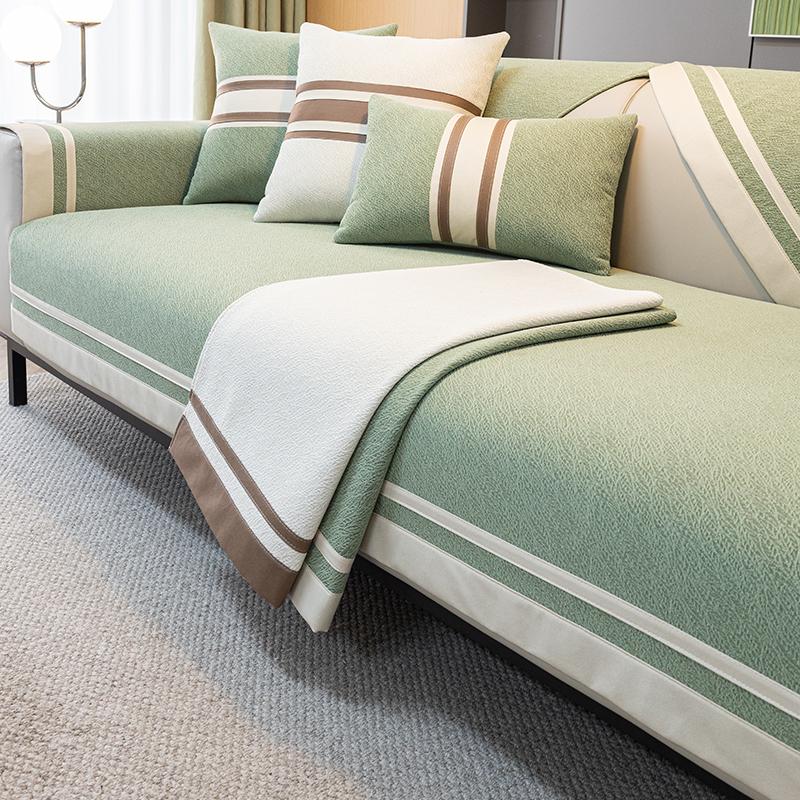 

Подушка для дивана из синели, новая универсальная нескользящая подушка для четырех сезонов, современный простой чехол для дивана, ткань, полотенце 70*70cm