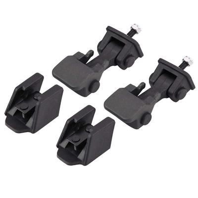 Catch Bracket, Front Hood Latch Safety Catch with Bracket for Qiilu Wrangler TJ 97-06