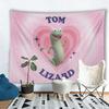 1pc 2D Printing 2D Flat Tom Lizard Indoor Wall Tapestries, Lizard Hoppers Flag