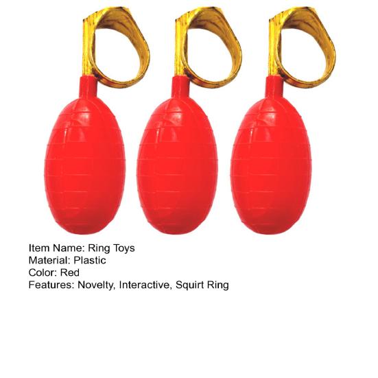 3 Stück Interaktions-Requisiten Kreativ Reißfest Neuartig Mini Anti-Stress Unterhaltung Umweltfreundlich Spritzring Knifflige Spielzeuge Kinderspielzeug