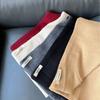 Korean Style Lazy Style Wool Triangle Scarf for Women Autumn and Winter Neck Protection Warm Scarf Solid Color Large Shawl Air Conditioned Room Shawl