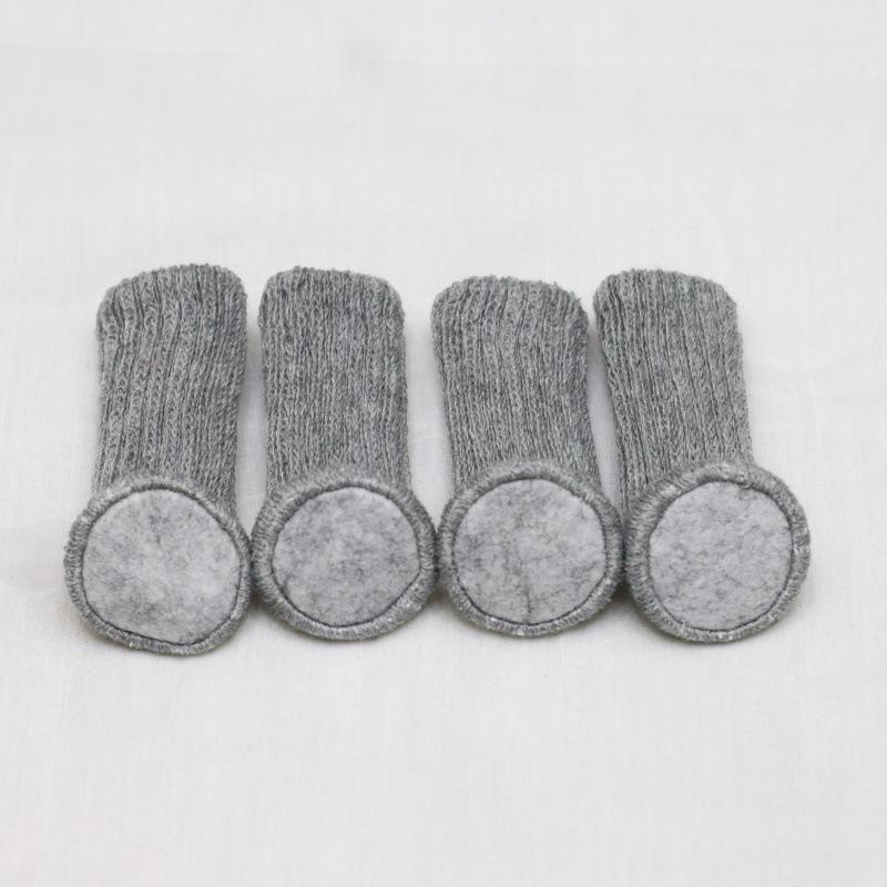 Knitted Chair Leg Covers - Wear-Resistant Anti-Slip Mats for Silent Chair & Table Foot Protection