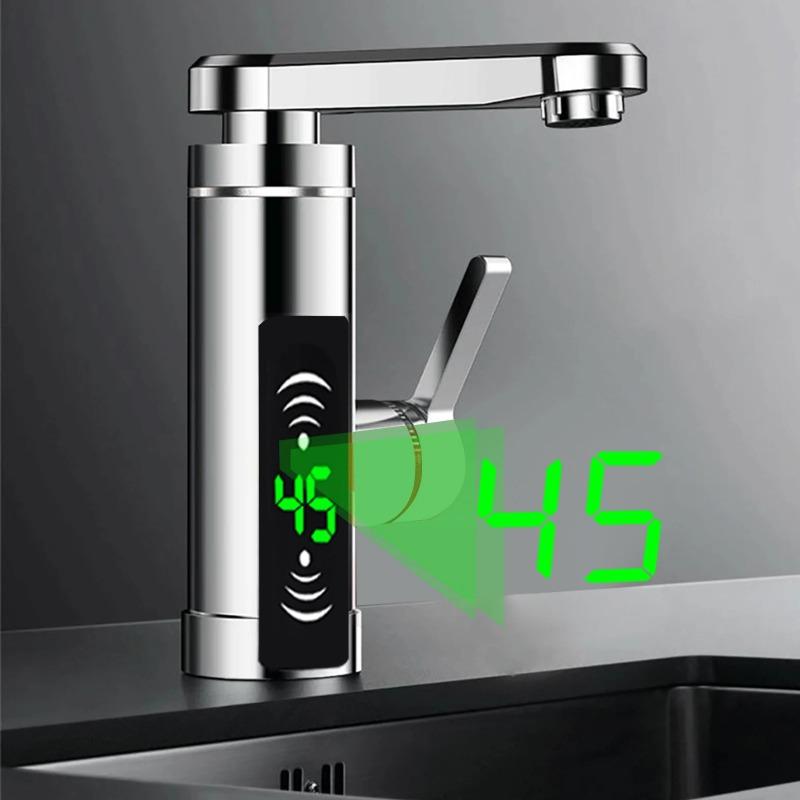 EU Electric Hot Water Faucet Instant Heating Type Kitchen Hot And Cold Small Kitchen Treasure Quick Heat