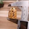 Green Sandalwood Gourd Pendant Phone Charm and DIY Hollow Ornament Jewelry.