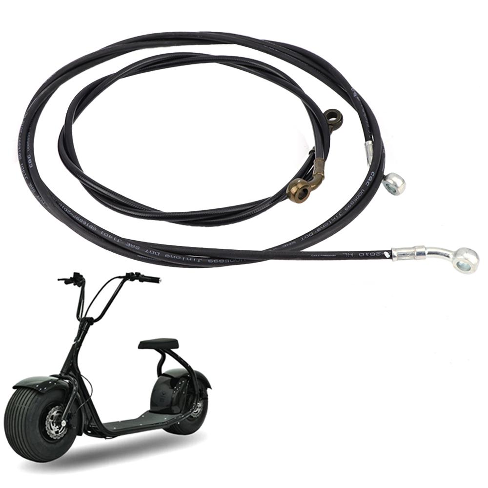 1pc Motorcycle 1200mm/2300mm Tube Brake cable Hydraulic Oil Hoses Banjo pipe Fit For city Harley Electric Scooter Scooter Partse