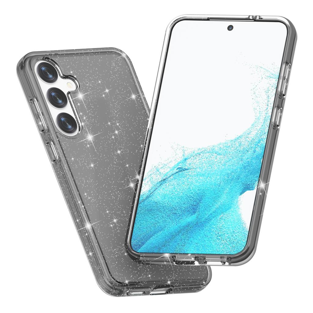 For Samsung Galaxy S24 Case Anti-scratch Sparkly Glitter Phone Cover
