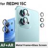 for Xiaomi Redmi 15C 4G 5G Back Lens Ring Metal Glass Cover Redmy 15 C C15 Redmi15C 2025 Rear Camera Protector Cap Case Friendly 4