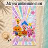 Beach TowelEl Payaso Plim Plim Custom Name Text Personalized Soft Towel for Beach Pool Indoor Home Decor Gift