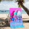 Customizable Personalized Beach Towels Trolls Themed designs.Suitable for the Beach, Yoga, Sports;ideal As Beach Accessories