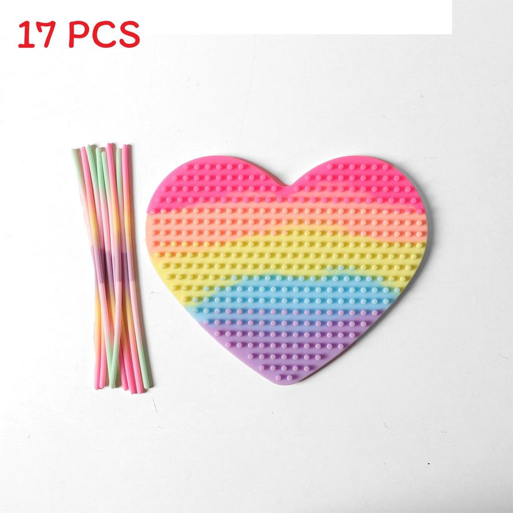 Colorful Silicone Sensory Activity Board For Kids With Unicorn Design For Stress Relief