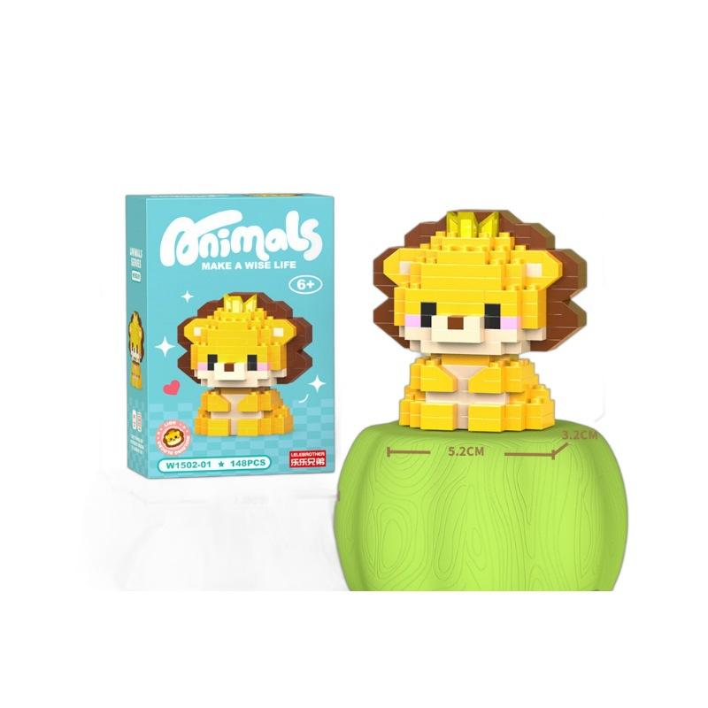 Cat Micro Diamond Small Particles Assembled Building Blocks Animals Mini Brock Building Construction Toys for Kids Boys 9 To 12