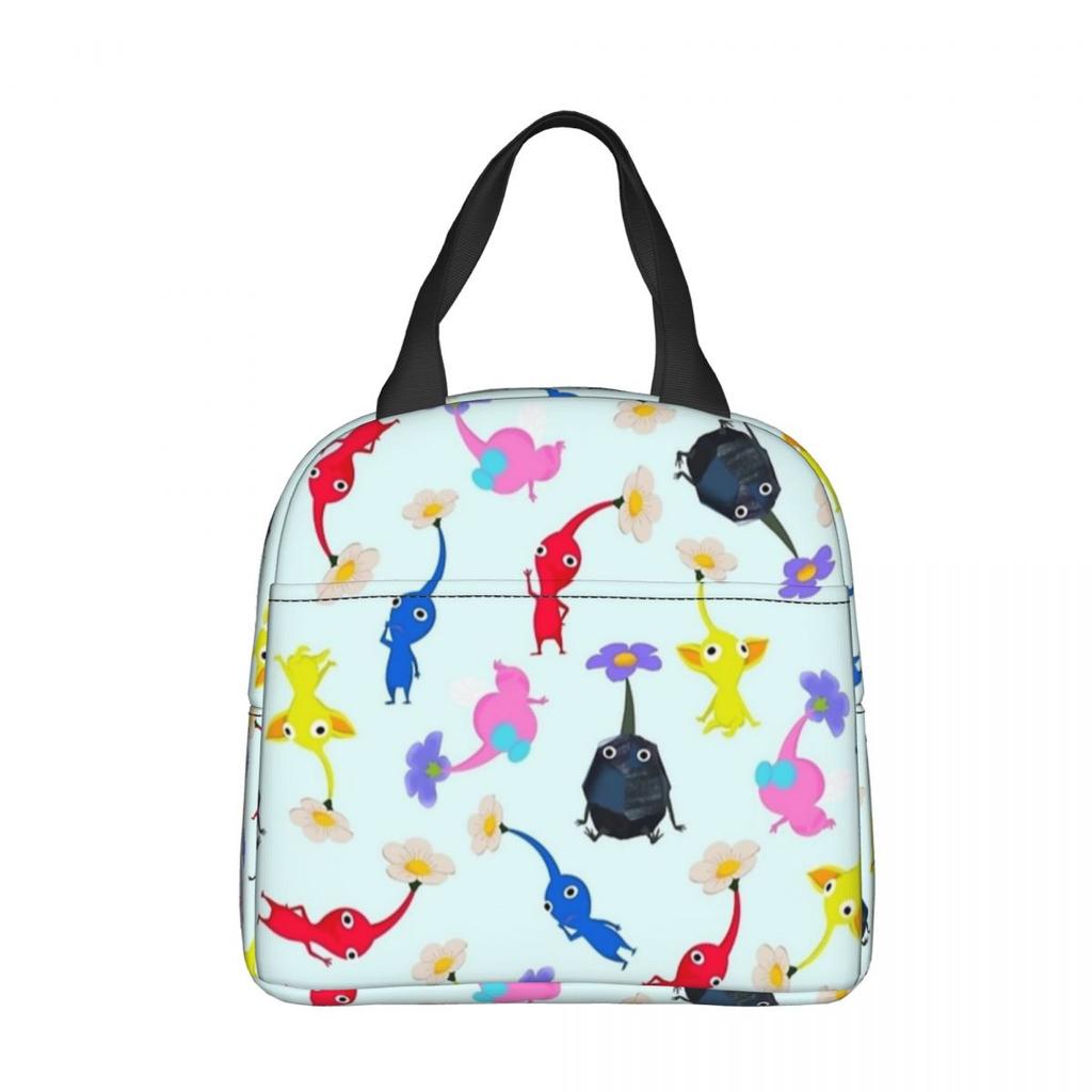 ALL Pikmin Insulated Lunch Bag Cooler Bag Meal Container Large Lunch Box Tote Food Storage Bags Work Travel