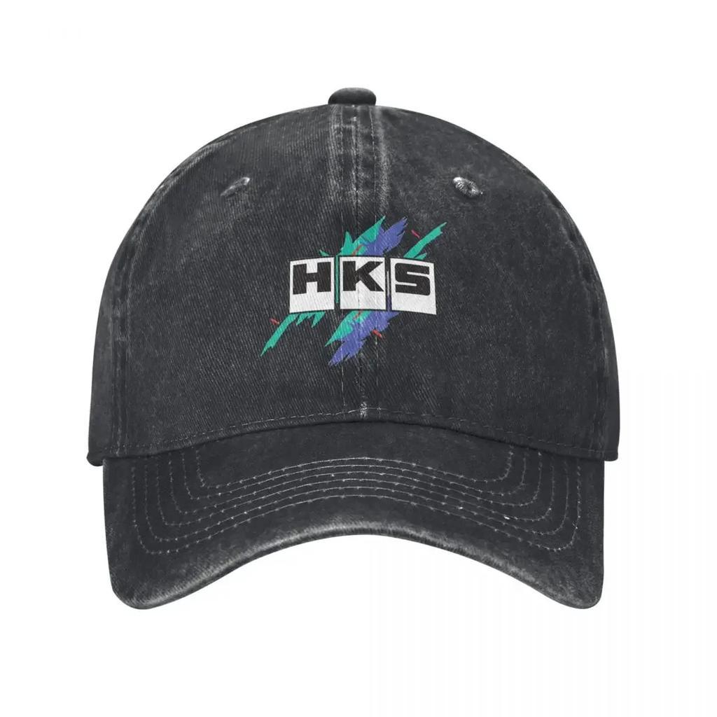 HKS Race Baseball Cap Vintage Distressed R32 GTR Headwear Men Women Outdoor Running Golf Caps Hat