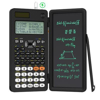 Dobíjecí vědecké kalkulačky 991ES EX s LCD psacím tabletem Skládací přenosné s poznámkovým blokem pro podnikání Střední školu