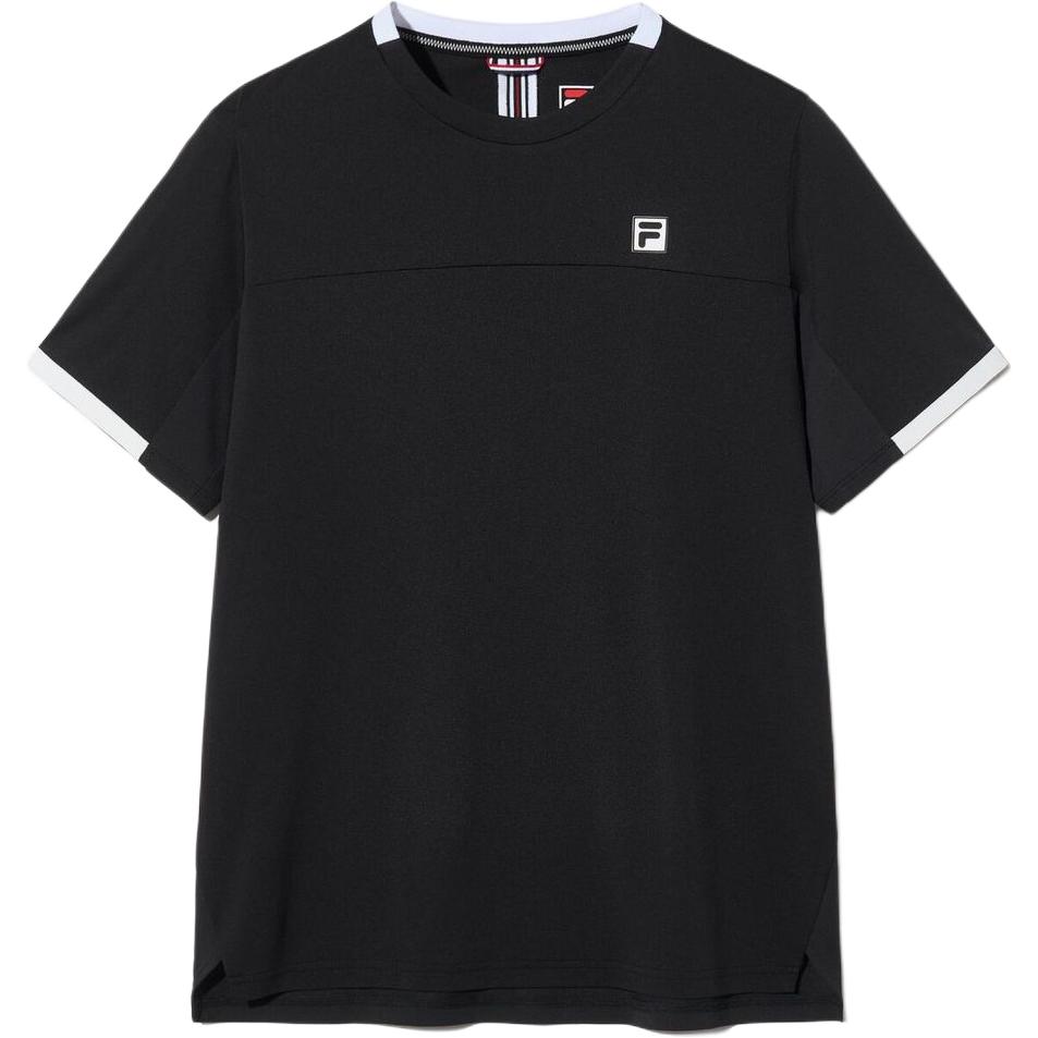 FILA T Shirts Men s Black Crew Neck FS2RSH2303M-BLK 95