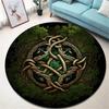 Runder Vintage-Teppich 'Baum des Lebens' für Wohnzimmer und Schlafzimmer Eleganter rutschfester Teppich Stilvolle dekorative Bodendekoration Perfektes Geschenk