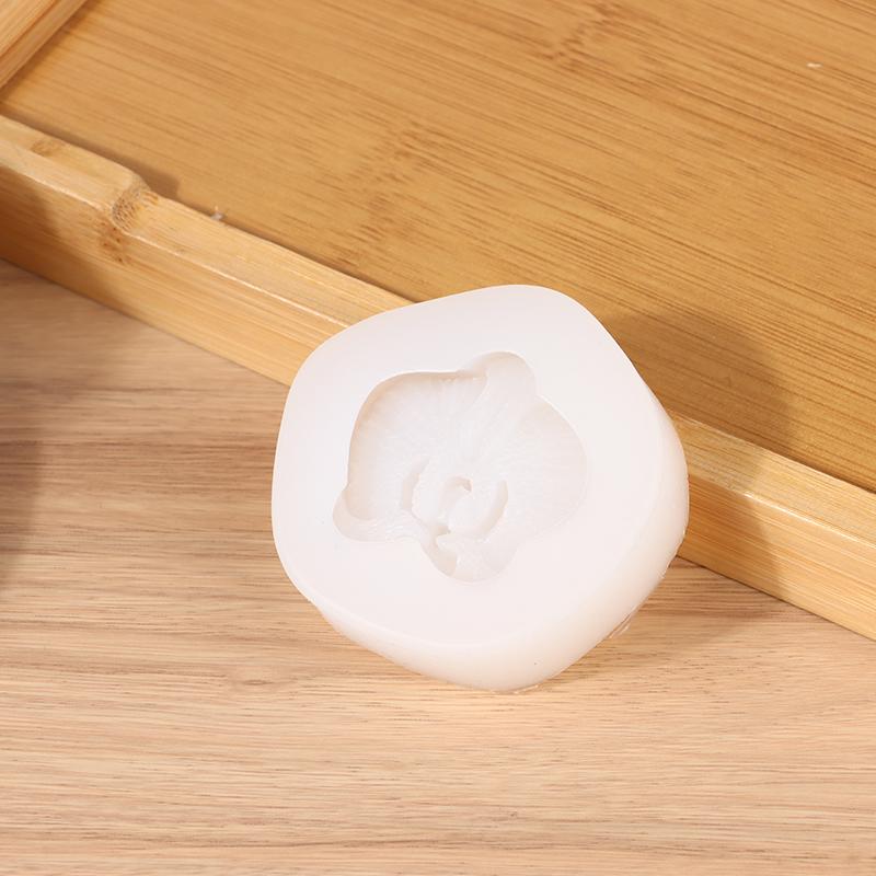 Silikonová forma ve tvaru orchideje motýlí DIY 3D forma na mýdlo, svíčku, dort, cupcake, fondán, želé, bonbóny, čokoládovou dekoraci, pečicí forma