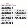 Anwendbar auf 5er 7er Hecklogo 525i 528i 540i 544i 735i 740i Autoaufkleber einteiliges Auto-Logo