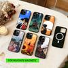 Samurai Champloo Phone Case Magnetic with Magsafe Wireless Charging For iPhone17,16,15,14,13,12,11 Plus,Pro