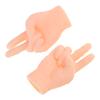 Finger Puppet Set of 2 for Cats Play Video Shooting Props Role Playing Puppet Tiny Hands for Cats Funny Fingers