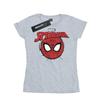 Marvel Womens/Ladies Spider-Man Logo Head Cotton T-Shirt