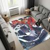 Fullmetal Alchemist Teppich, Edward Elric Alphonse Sonnenuntergang Himmel Anime Druck Teppich, Goldener Hintergrund Wohnzimmer Bodenschutzmatte
