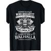 T-Shirt with German Text Die Macht Odin-Viking&Walhalla, Black Mens Casual Clothes Perfect for Home|Outdoor|Work|Gifting (Birthdays|Valentine'S