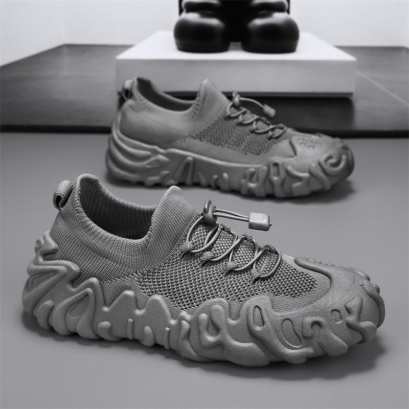 YRZL Men's Sneakers Fashion Athletic Shoes Breathable Soft Comfort Male Casual Shoes Lightweight Walking Shoes